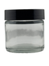 1 oz Clear Glass Jar with Cap