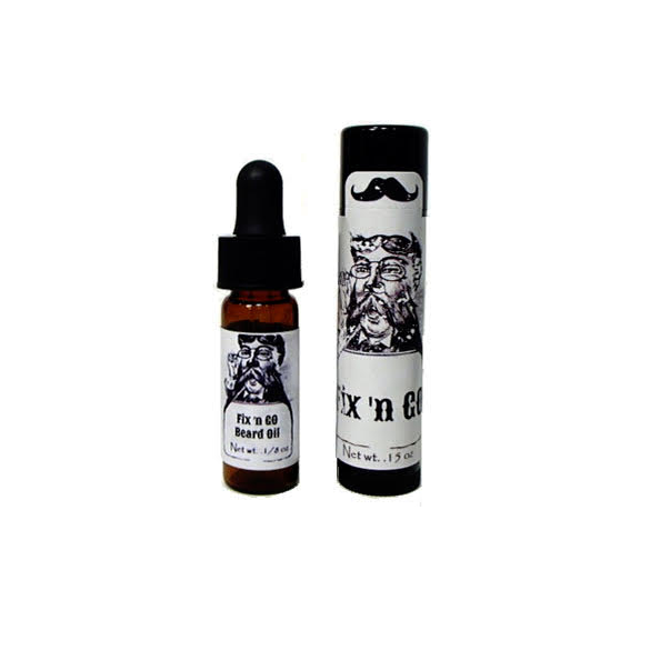 "Fix 'n Go" Mustache & Beard Oil Package (Set of 2)