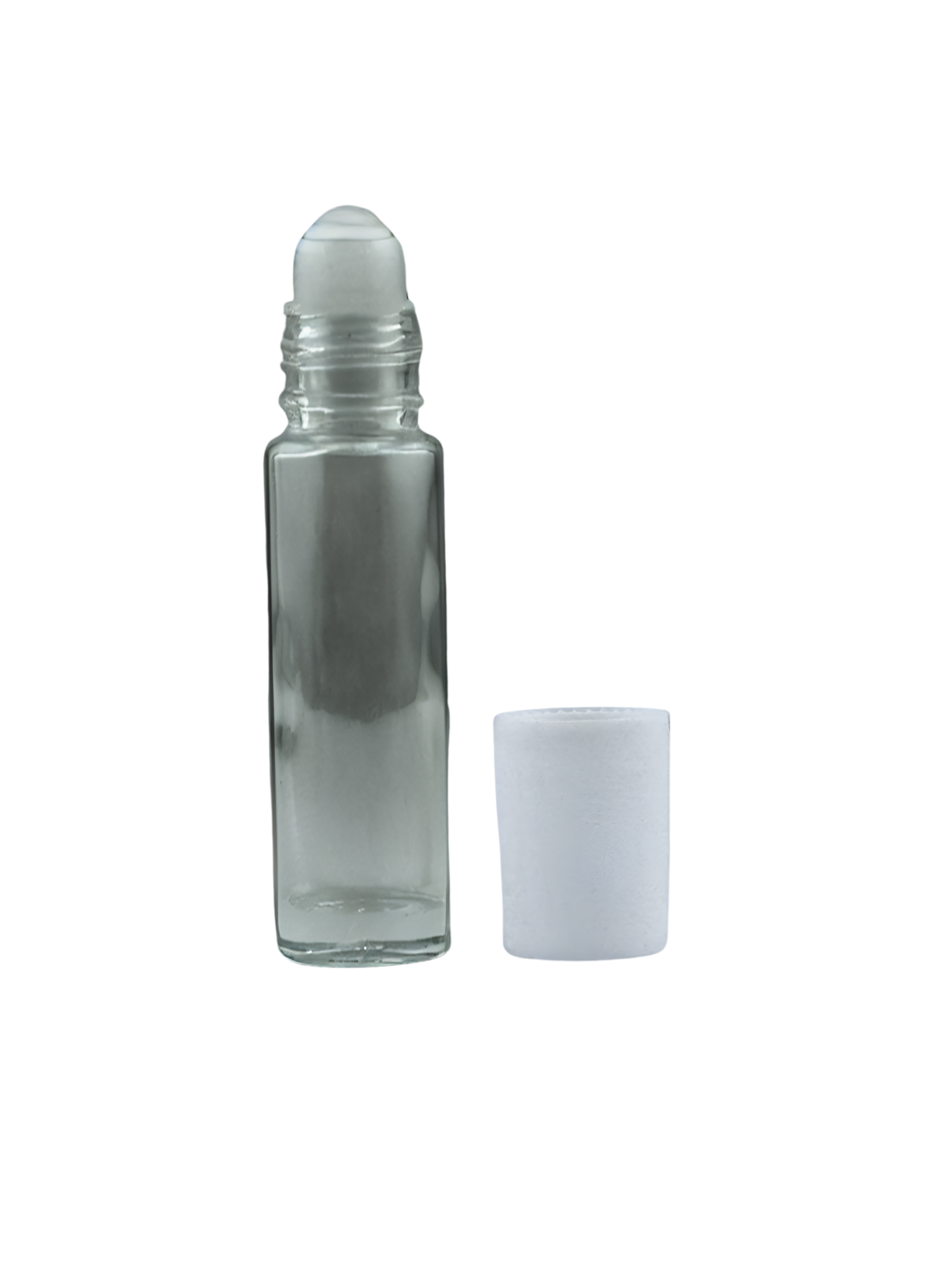 1/3 oz Roll On Bottle with White Cap